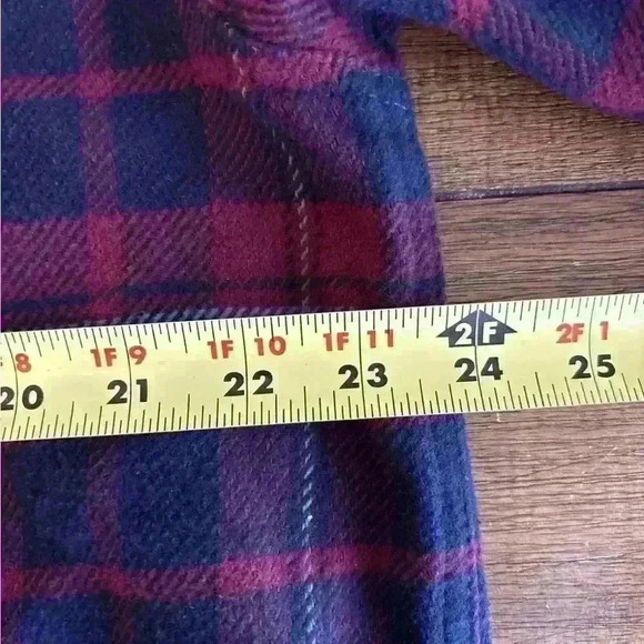 ORVIS Flannel Shirt Mens Extra Large Plaid Shacket Heavyweight Workwear - Picture 12 of 14